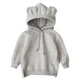 thumbnail image 5 of Generic Baby Toddler Boys Girls Fleece Hooded Sweatshirt Oversized Casual Cute Fashion Ears Hoodies Theme Party Warm Pullover Clothes, 5 of 5