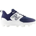 thumbnail image 2 of New Balance Men's Fresh Foam 3000v6 Low Molded Baseball Cleats Navy/White 12, 2 of 6