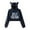 Navy, variant on Split Fiction Cat ear hoodie with popular pattern casual women's short hoodie sportswear