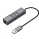 thumbnail image 2 of Sxbd 4-port Usb 3.0 Hub Long Cable 48-inch With Micro Usb Charging Port, Fast Data Transfer Usb Hub Extender Ex, 2 of 3