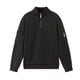 thumbnail image 1 of pstuiky camisas de manga larga para hombre, Sudadera con capucha de trabajo para hombre, color liso, manga larga, cuello alto, cremallera de un cuarto camisetas de hombre l, 1 of 5