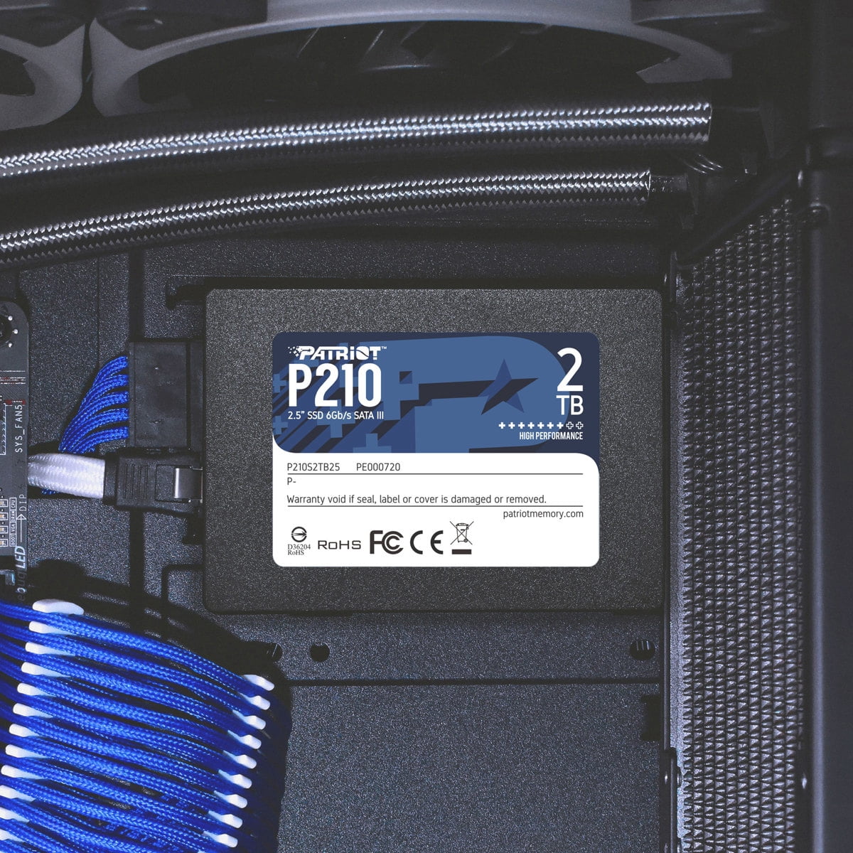 Patriot Memory P210 P210S2TB25 2 TB Solid State Drive - 2.5" Internal - SATA (SATA/600)