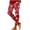 Red, variant on Christmas Leggings for Women Elastic High Waist Festive Print Holiday Leggings Lifting Workout Yoga Pants