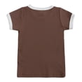 thumbnail image 4 of GYRATEDREAM Baby Boys Girls Solid Color Tracksuit Outfits Ribbed Knit Short Sleeve Tops T-shirt + Elastic Waistband Shorts Infant Toddler 2-Piece Set for 6 Months-4 Years, 4 of 7