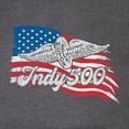 thumbnail image 6 of Icon Sports Officially Licensed Indianapolis 500 Cotton T-Shirt – Unisex Adult - IMS777CT Heather Charcoal S, 6 of 7