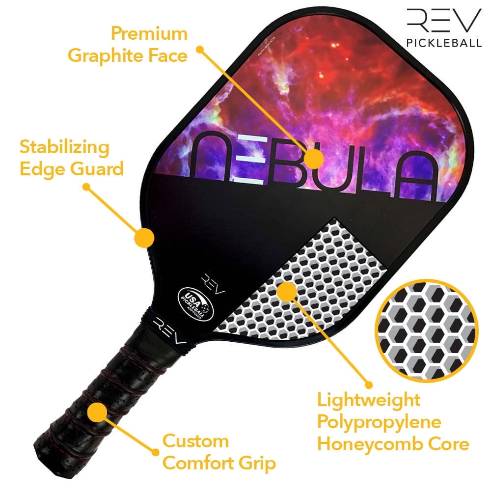 REV Pickleball Paddles, Pickleball Racket, Honeycomb Core, Eagle