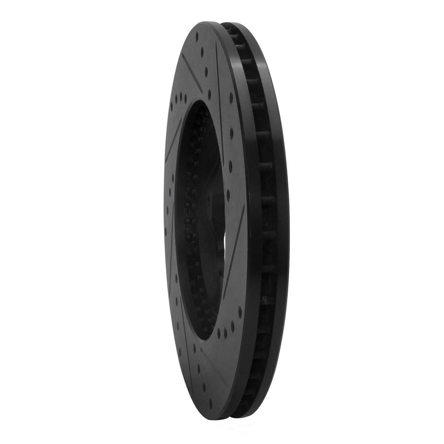 Dynamic Friction Company 633-59020L DFC Brake Rotor - Drilled And Slotted - Black