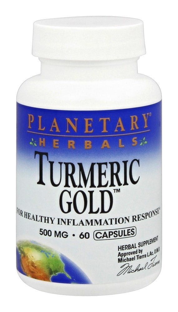 Planetary Herbals - Turmeric Gold 500 mg. - 60 Capsules