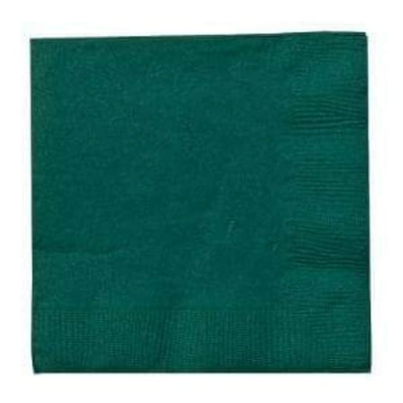 Hunter Green Beverage Napkins 24 count