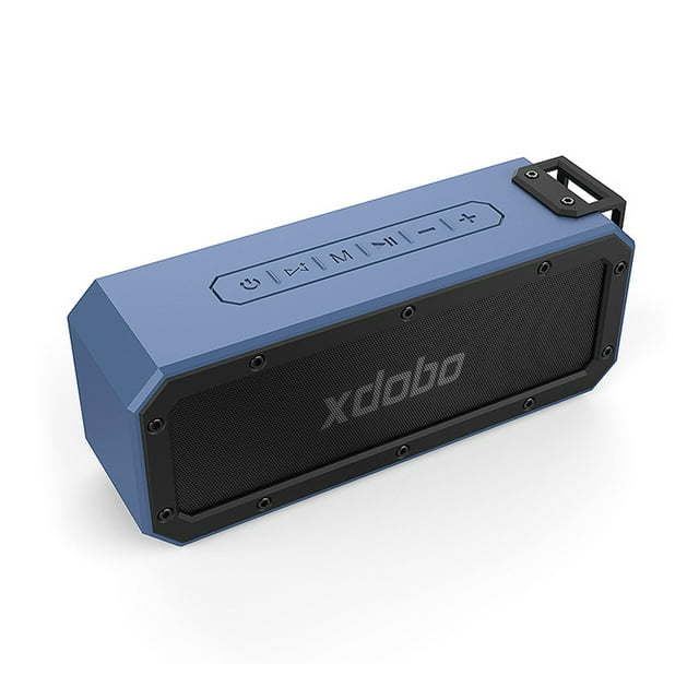 Matsuzay Altavoz estéreo 5.0 compatible con Bluetooth IPX7 Reproductor de música inalámbrico portátil a prueba de agua PC Laptops Oficina Viajes Cables de audio/vídeo Blau