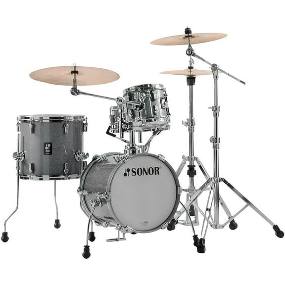 Sonor AQ2 Martini 4-Piece Maple Shell Pack w/ 14" Bass Drum - Titanium Quartz