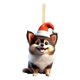 thumbnail image 1 of EZLIFE Adornos navideños para perros, dibujos animados de acrílico, decoración colgante para árbol de Navidad, P9E6, 1 of 7