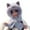 Gray, variant on Winter Hats for Women 3-in-1 Integrated Plush Hooded Scarf with Cute Animal Ears, Thick Warm Fleece Lined Thermal Balaclava Hood for Cold Weather Travel Chilly Morning Commute Everyday Casual Apparel