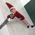 thumbnail image 3 of Two-pack Christmas Elf Doll Christmas Elf Male Red Male Elf Christmas Doll Ornaments, 3 of 5