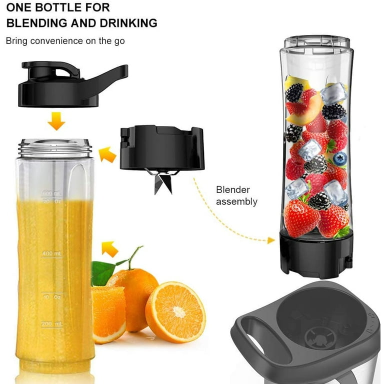 Sboly Personal Blender, Smoothie Blender with Bottle for Juice Shakes and  Smoothie, 600 ml. 