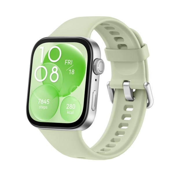 Huawei Watch FIT 3, Pantalla AMOLED de 1.82", Diseño Ultradelgado, Monitoreo Integral del Ejercicio, Gestión Integral de la Salud, Batería de 10 Días, Compatible con iOS y Android, Verde Menta