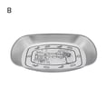 thumbnail image 2 of TNOBHG Food Grade Plate Sure Here's A Product Title for Camping Plate Outdoor Camping Plate Fruit Serving Plate Food Grade Bpa Heat-resistant for Camping, 2 of 8