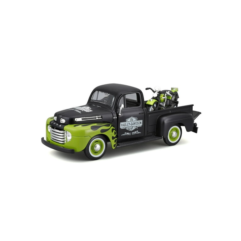 1:24 H-D '48 FL Panhead + '48 Ford F-1 Pickup - Walmart.com