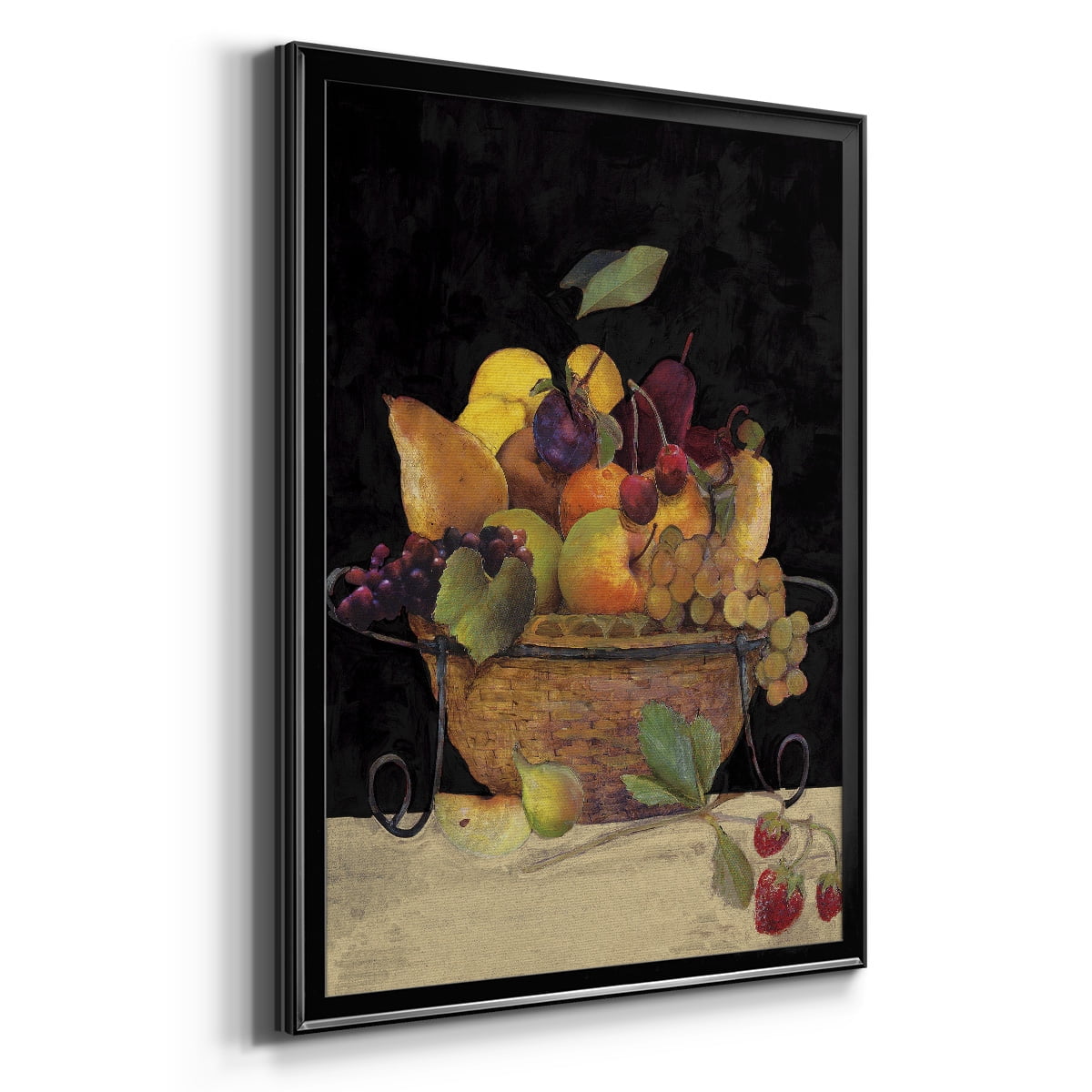 Fruit Basket II Revisit Premium Framed Print - Ready to Hang