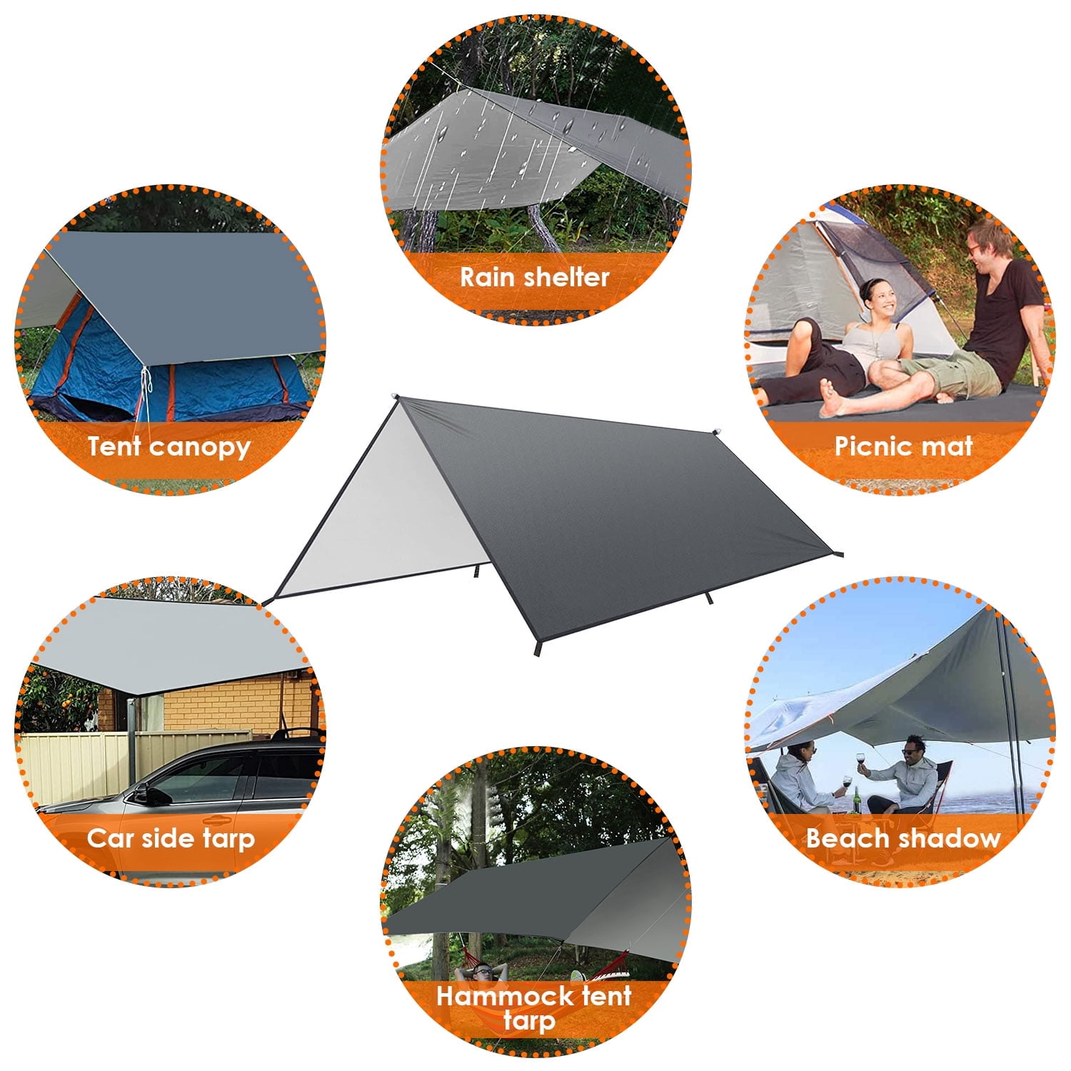 ライト・ランタン ROVE TROUPE TARP to TARP TARP to TARP X ROVE TROUPE】迴聲燈罩ECHO LAMP ABC camping