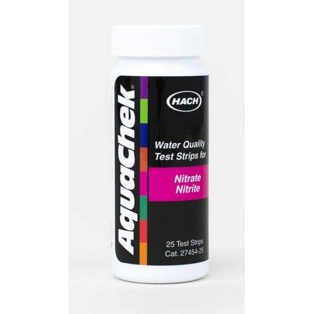 - 25) AQUACHEK 641426E Nitrate/Nitrite Test Strips Swimming Pool/Spa 1 Bottle