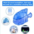 thumbnail image 2 of 10 limpiadores universales de tanque humidificador, humidificadores de niebla cálida y fría, pecera, compatible con gotas, gotas, 1.75 x 2.55 pulgadas (púrpura y azul), 2 of 5