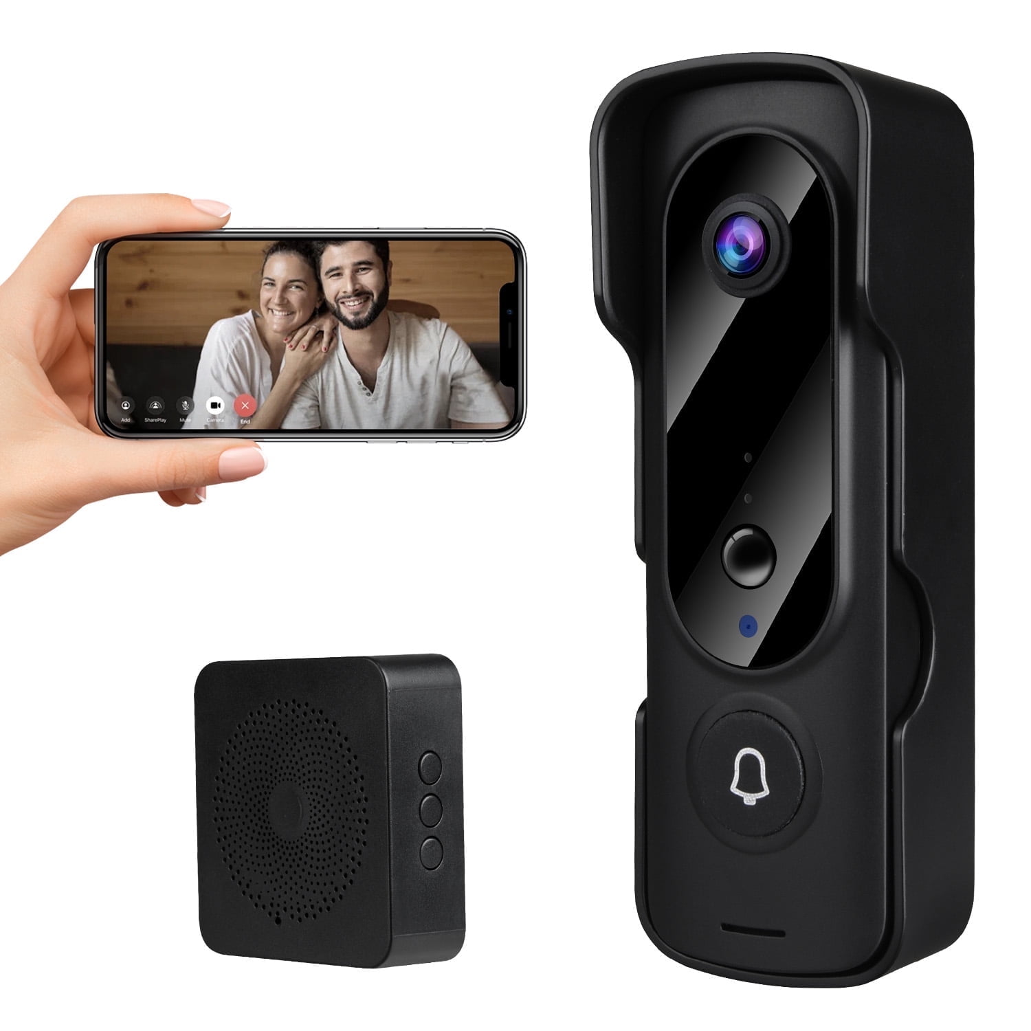 Aqara Wi-Fi 1080p Full HD AI Smart Video Doorbell G4 with Chime