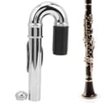 thumbnail image 1 of Silver Plated Flute Mouthpiece, Multi-functional Portable Dual Purpose Flute Mouthpiece, Practical Durable For Chidren Friends, 1 of 8