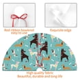 thumbnail image 4 of Lsque Cute Dog Print Christmas Tree Skirt, Tree Skirt with Ties or Velcro, Perfect for Holiday Decorations, Halloween, and New Year-36", 4 of 7