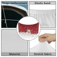 thumbnail image 6 of Uorisanigo Car Hood Cover Stretchable Snowy Christmas Snowman Car Hood Cover Protection Washable Hoods Wrap Blanket for Cars Hoods Decoration and Protection Covers, 6 of 7