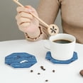 thumbnail image 6 of Bingfone Vintage Sharks On White Blue Striped Leather Drinks Coasters With Set Of 6,Suitable For Home Kitchen,Coffee Cup Coasters Home Gift, 6 of 9