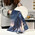 thumbnail image 6 of Dreamtimes White Wolf Kitchen Towels, 18 x 28 Inch Super Soft and Absorbent Dish Cloths for Washing Dishes, 1 PCS Reusable Multi-Purpose Microfiber Hand Towels for Kitchen, 6 of 7
