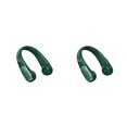thumbnail image 4 of Injueey Ventilador con pantalla LED USB recargable 4 velocidades Ventiladores de refrigeración por aire Suministro fresco personal para el Verde 2Conjunto, 4 of 6