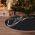 thumbnail image 5 of Fotbe French Bulldog Pattern Christmas Tree Skirt, Tree Skirts Plush Christmas Decorations, Christmas Tree Skirts Xmas Decorations Holiday Party Decor-30", 5 of 6