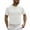 White, variant on Sherrylily Men Casual T-Shirt Short Sleeve Knitted Slim Round Neck Basic Tops