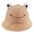 thumbnail image 2 of SPRING PARK Cute Frog hat Cap Bucket Hat Froggy Fisherman Cap for Women, 2 of 7