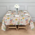 thumbnail image 3 of Fairy Princess Rainbow Pattern Square Tablecloth,Waterproof Square Table Cover,Wipeable Spillproof Washable Table Cover for Home Kitchen Party Decor 52"x52"(132x132cm), 3 of 6