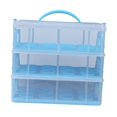 thumbnail image 3 of kurtrusly Portable Cupcake Carrier Storage Container for Delicious Pastries 3 Tiers, 3 of 6