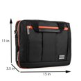thumbnail image 3 of Executive Travel 14 inch Laptop Bag Briefcase Convertible Backpack, 3 of 3
