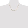 thumbnail image 2 of Auriga 14K Yellow Gold 1.8 mm Mariners Link Chain Necklace for Women 18", 2 of 6