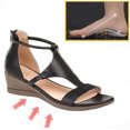 thumbnail image 6 of Samickarr Summer Sandals For Women Indoor And Outdoor Wide Summer Womens Open Toe Platform Casual Shoes Solid Color Zipper Wedges Sandals, 6 of 8