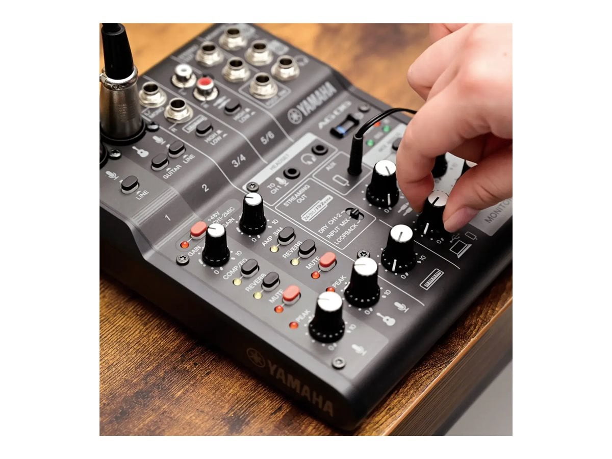 Yamaha AG06MK2BK 6 Ch Mixer And Usb Interface