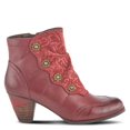 thumbnail image 5 of L`Artiste Belgard Women's Bootie with Vintage Embossed Leather Detail, 5 of 7