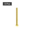 thumbnail image 3 of Unique Bargains Brass Hex Bolts, M6x70mm 5 Pack Fully Thread Grade 4.8 Machine Screws, 3 of 4