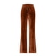 thumbnail image 5 of Karight Velvet Pants Women Lounge Comfy Velour Flare Pant Casual Wide Leg High Waisted Drawstring with Pockets, 5 of 5