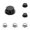 White 3 Packs & Black 3 Packs, variant on Kitchen Timer Chef Cooking Timer Clock with Loud Alarm No Batteries Required 100% Mechanical Magnetic Backing Exquisite Stainless Steel Body, 8 cmx3.2 cmx5.5 cm, White 1 Pack & Black 1 Pack