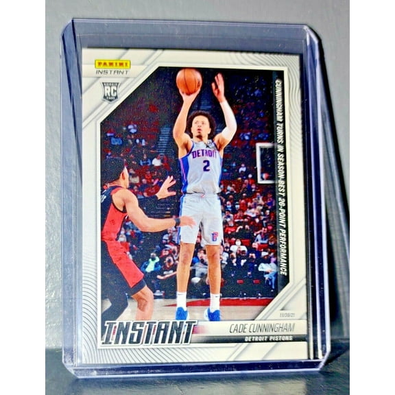 Cade Cunningham 2021-22 Panini NBA Instant #43 Rookie Basketball Card 1 of 531