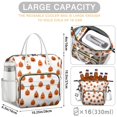 thumbnail image 5 of White Halloween Pumpkins Womens Lunch Box for Work,Insulated Large Lunch Bag for Tween and Teen,Loncheras Para Mujer,Leakproof Adult Lunch Bag for Work,Beach,Travel,Picnic,Camping, 5 of 7