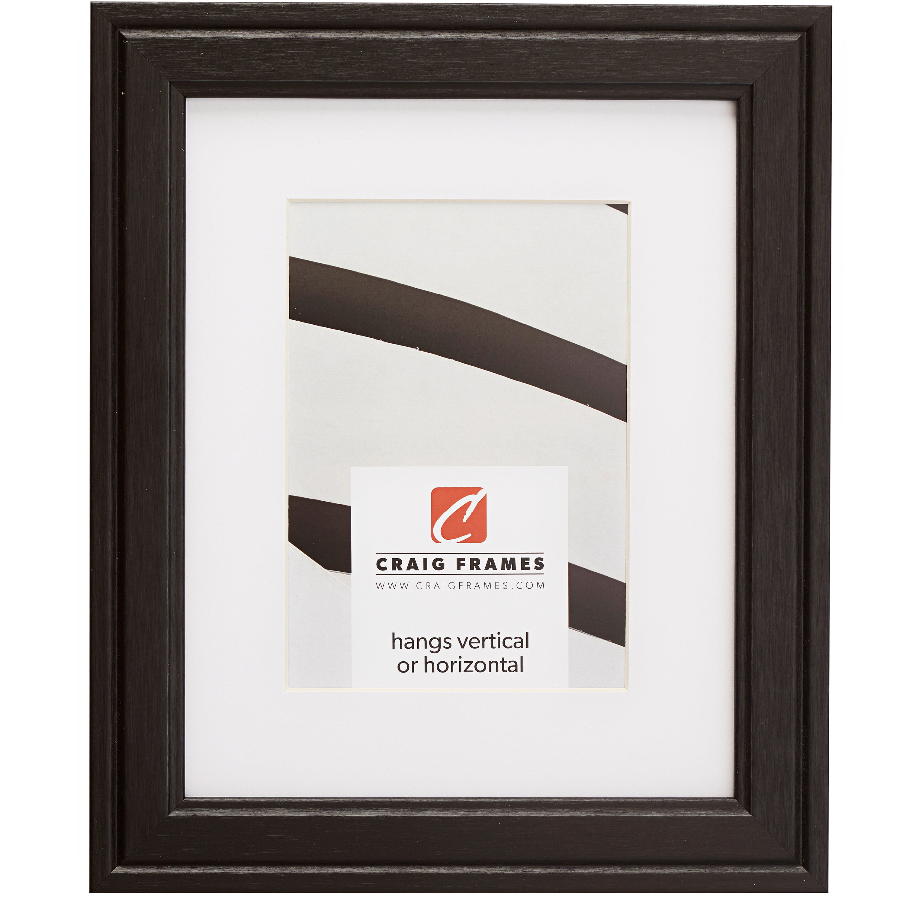 Craig Frames 12x16 Picture Frame Matting Opening for 8.5x11 Image Cream Core 