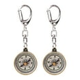 thumbnail image 2 of 2PCS Petit, Porte-Clés Vintage en Alliage de Zinc Portable Porte-Clés Compact pour Outils de Navigation Extérieure, 2 of 8
